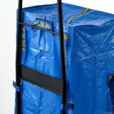 IKEA RULLEBÖR (ИКЕА РУЛЛЕБОР) — / FRAKTA Тележка с сумкой, черная/синяя — фото 2