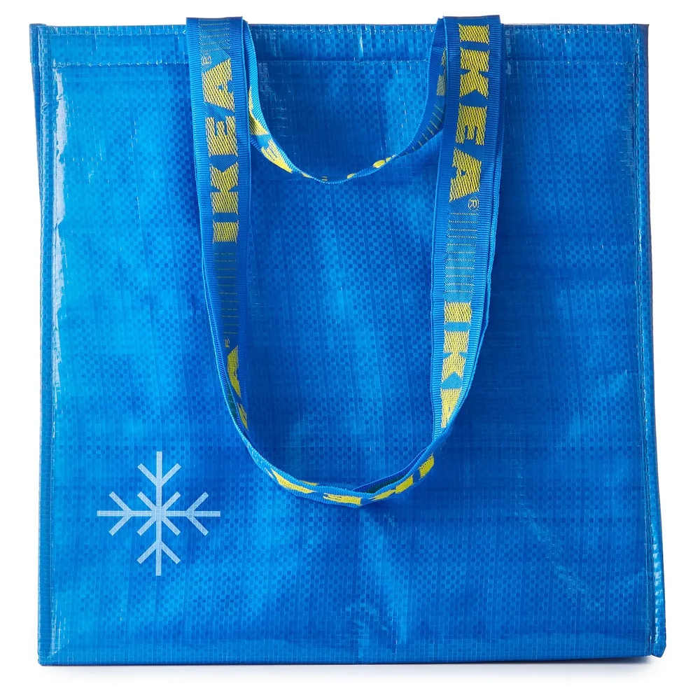 IKEA FRAKTA (ИКЕА ФРАКТА) — Термосумка, синяя, 38x40 см