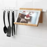 IKEA VIVALLA (ИКЕА ВИВАЛЛА) — Подставка для планшета, бамбуковый шпон, 26x17 см — фото 5