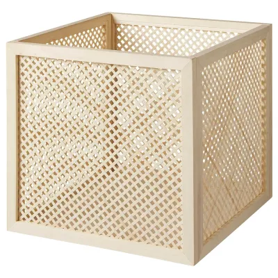 IKEA VÄLTNING (ИКЕА ВЭЛТНИНГ) — Контейнер, натуральный, 33x33x31 см