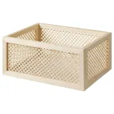 IKEA VÄLTNING (ИКЕА ВЭЛТНИНГ) — Контейнер, натуральный, 25x35x15 см — фото 1
