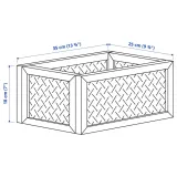 IKEA VÄLTNING (ИКЕА ВЭЛТНИНГ) — Контейнер, натуральный, 25x35x15 см — фото 4