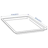IKEA UPPSNOFSAD (ИКЕА УППСНОФСАД) — Крышка, черная, 25x17 см — фото 2