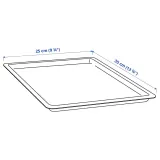 IKEA UPPSNOFSAD (ИКЕА УППСНОФСАД) — Крышка, черная, 35x25 см — фото 2