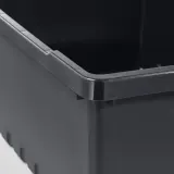 IKEA UPPSNOFSAD (ИКЕА УППСНОФСАД) — Контейнер, черный, 35x25x14 см/9 л — фото 2