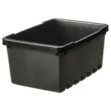 IKEA UPPSNOFSAD (ИКЕА УППСНОФСАД) — Контейнер, черный, 25x17x12 см/3,5 л — фото 1