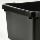 IKEA UPPSNOFSAD (ИКЕА УППСНОФСАД) — Контейнер, черный, 25x17x12 см/3,5 л — фото 2