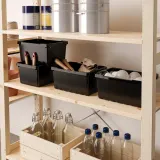 IKEA UPPSNOFSAD (ИКЕА УППСНОФСАД) — Контейнер, черный, 25x17x12 см/3,5 л — фото 4