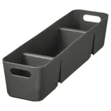 IKEA UPPDATERA (ИКЕА УППДАТЕРА) — Коробка, антрацит, 50x12 см — фото 1