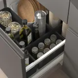 IKEA UPPDATERA (ИКЕА УППДАТЕРА) — Коробка, антрацит, 50x12 см — фото 2