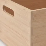 IKEA UPPDATERA (ИКЕА УППДАТЕРА) — Контейнер, светлый бамбук, 24x32x15 см — фото 2