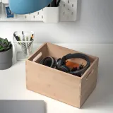 IKEA UPPDATERA (ИКЕА УППДАТЕРА) — Контейнер, светлый бамбук, 16x24x15 см — фото 4