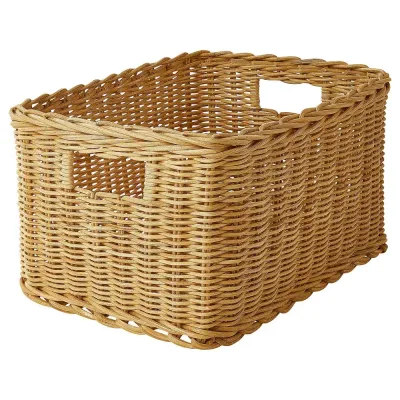 IKEA TRUMMIS (ИКЕА ТРУММИС) — Корзина, ротанг ручной работы, 25x35x20 см