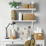 IKEA TRUMMIS (ИКЕА ТРУММИС) — Корзина, ротанг ручной работы, 25x35x20 см — фото 3