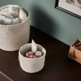 IKEA TJABBIG (ИКЕА ТЙАББИГ) — Корзина, натуральная, 15x13 см — фото 3