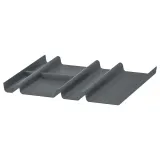 IKEA SUMMERA (ИКЕА СУММЕРА) — Вставка для ящиков, антрацит, 44x37 см — фото 3