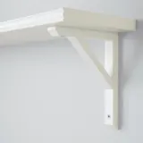 IKEA SANDSHULT (ИКЕА САНДСХУЛТ) — Кронштейн, осина, окрашенная в белый цвет, 18x22 см — фото 2
