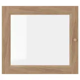 IKEA OXBERG (ИКЕА ОКСБЕРГ) — Стеклянная дверь, имитация. дуб, 40x35 см — фото 1