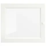 IKEA OXBERG (ИКЕА ОКСБЕРГ) — Стеклянная дверца, белая, 40x35 см — фото 1