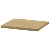 IKEA LÅDMAKARE (ИКЕА ЛОДМАКАРЕ) — Полка, имит. дуб, 36x34 см — фото 1