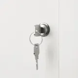 IKEA KALLAX (ИКЕА КАЛЛАКС) — Дверная вставка с замком, белая, 33x33 см — фото 3