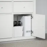 IKEA KALLAX (ИКЕА КАЛЛАКС) — Вставка с дверцей, белый глянец, 33x33 см — фото 2