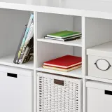 IKEA KALLAX (ИКЕА КАЛЛАКС) — Вставка с 1 полкой, белая, 33x33 см — фото 2
