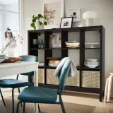 IKEA KALLAX (ИКЕА КАЛЛАКС) — Подрамник, черный, 146x39x18 см — фото 6