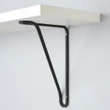 IKEA FÖRLÄGGARE (ИКЕА ФОРЛЭГГАРЕ) — Кронштейн, черный, 18x25 см — фото 2