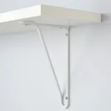 IKEA FÖRLÄGGARE (ИКЕА ФОРЛЭГГАРЕ) — Кронштейн, белый, 18x25 см — фото 2