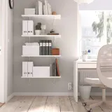 IKEA FÖRLÄGGARE (ИКЕА ФОРЛЭГГАРЕ) — Кронштейн, белый, 18x25 см — фото 4