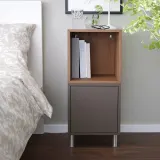 IKEA EKET (ИКЕА ЕКЕТ) — Ножка, металл/серебро, 10 см — фото 3