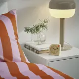 IKEA TJINGA (ИКЕА ТЙИНГА) — Будильник, бледно-желтый, 8x8 см — фото 4