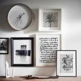 IKEA ROTBLÖTA (ИКЕА РОТБЛОТА) — Настенные часы, шпон ясеня/светло-серый, 42 см — фото 2