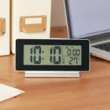 IKEA FILMIS (ИКЕА ФИЛМИС) — Часы/термометр/будильник, черные, 16,5x9 см — фото 2