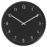 IKEA BONDIS (ИКЕА БОНДИС) — Настенные часы, черные, 38 см — фото 1