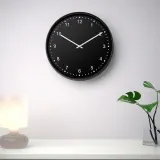 IKEA BONDIS (ИКЕА БОНДИС) — Настенные часы, черные, 38 см — фото 2