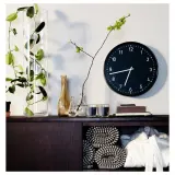 IKEA BONDIS (ИКЕА БОНДИС) — Настенные часы, черные, 38 см — фото 5