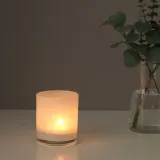 IKEA VINDSTILLA (ИКЕА ВИНДСТИЛЛА) — Подсвечник, белый, 11 см — фото 2