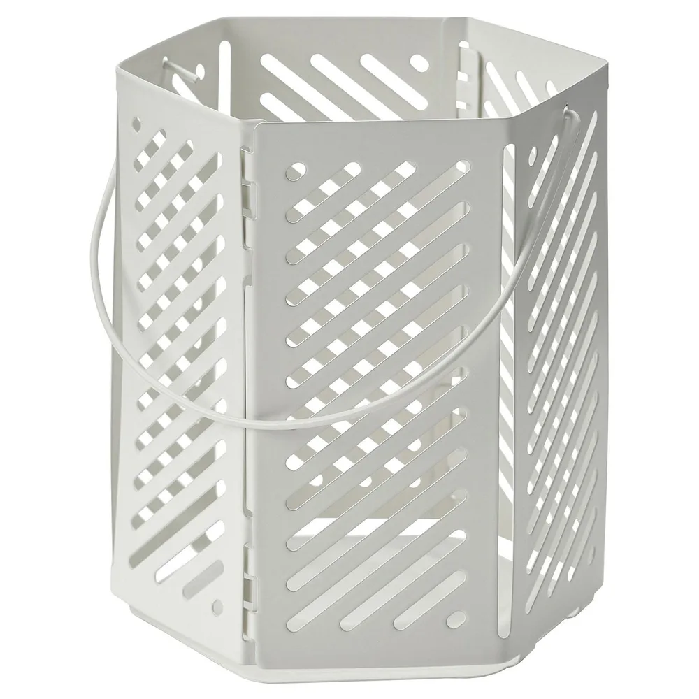 IKEA VÅRSYREN (ИКЕА ВОРСУРЕН) — Фонарь, белый, 12 см
