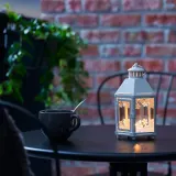 IKEA KRINGSYNT (ИКЕА КРИНГСЙНТ) — Фонарь для внутреннего/наружного освещения, белый, 21 см — фото 5