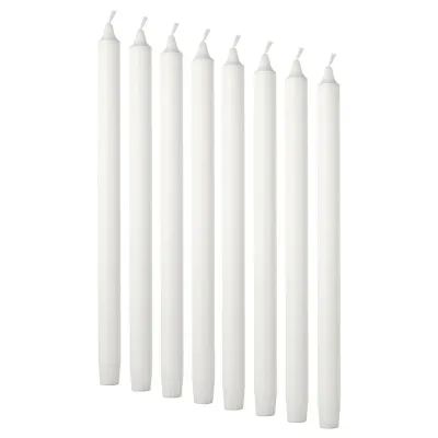 IKEA JUBLA (ИКЕА ЙУБЛА) — Свеча без ароматизатора, белая, 35 см
