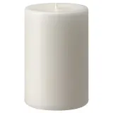 IKEA JUBLA (ИКЕА ЙУБЛА) — Свеча блочная без ароматизатора, белая, 10 см — фото 1