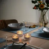 IKEA GLIMMA (ИКЕА ГЛИММА) — Свеча без ароматизатора/металл. свеча. — фото 3