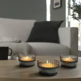 IKEA GLIMMA (ИКЕА ГЛИММА) — Свеча без ароматизатора/металл. свеча. — фото 2