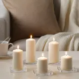 IKEA FENOMEN (ИКЕА ФЕНОМЕН) — Свеча без аромата, 5 шт, натуральная — фото 2