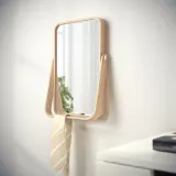 IKEA IKORNNES (ИКЕА ИКОРННЕС) — Настольное зеркало, ясень, 27x40 см — фото 2