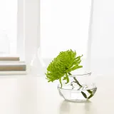 IKEA VILJESTARK (ИКЕА ВИЛЙЕСТАРК) — Ваза, прозрачное стекло, 8 см — фото 2