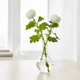 IKEA VILJESTARK (ИКЕА ВИЛЙЕСТАРК) — Ваза, прозрачное стекло, 17 см — фото 2