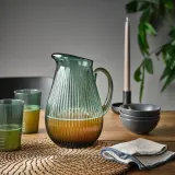 IKEA VARDAGEN (ИКЕА ВАРДАГЕН) — Кувшин, рисунок/темно-серо-зеленый, 2 л — фото 5